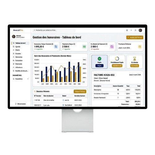 Gestion des honoraires AvocatPro
